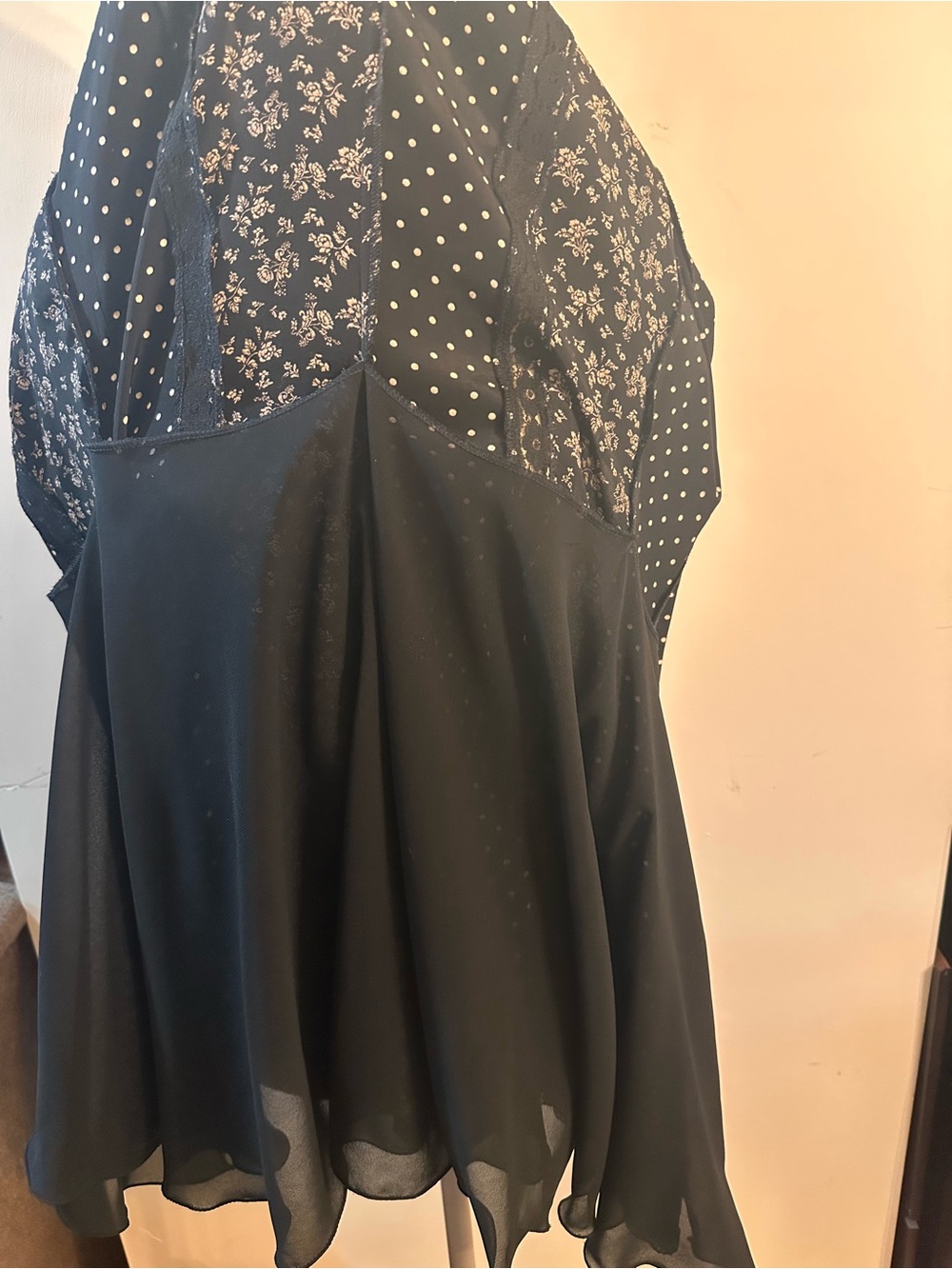 Gala Blanc Black and White Mixed-Print Button-Front Mini Dress - Picture 7 of 10